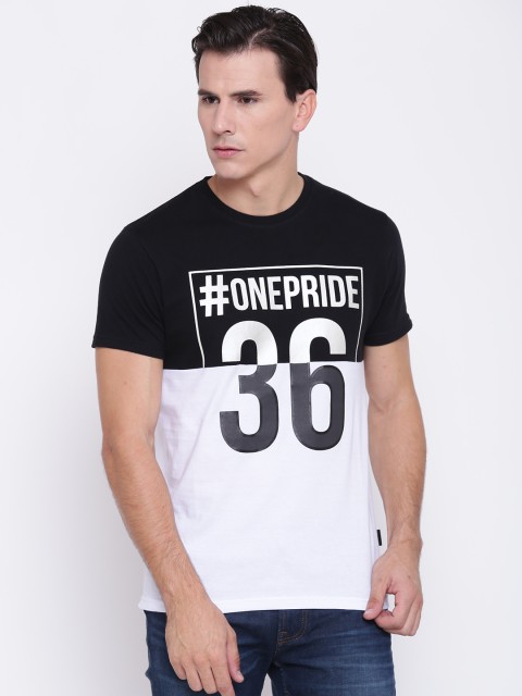 

Pepe Jeans Men White Printed Round Neck T-shirt
