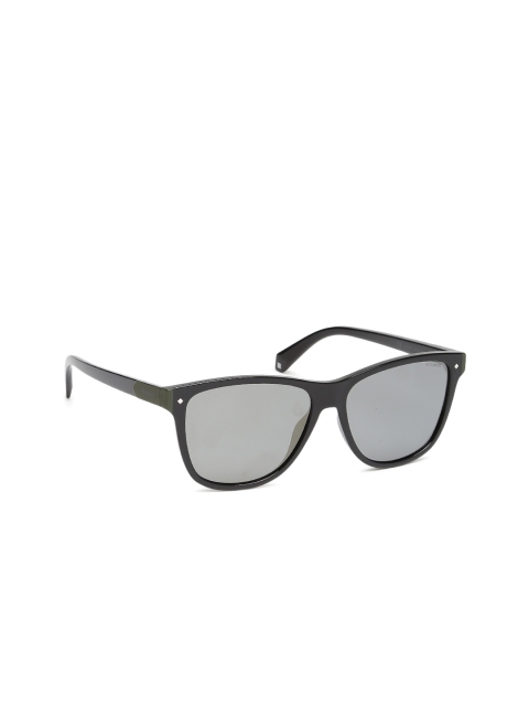 

Polaroid Women Wayfarer Sunglasses PLD 6035/S 807 56LM, Silver