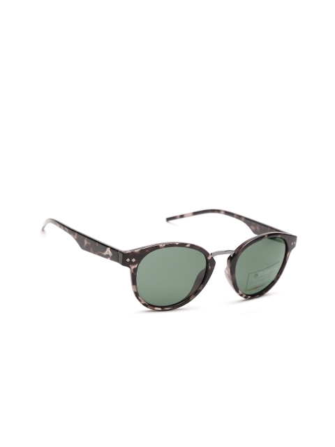 

Polaroid Unisex Polarised Oval Sunglasses 1022/S TOD 50RC, Green