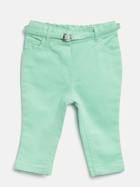 

Nauti Nati Girls Green Mid-Rise Clean Look Stretchable Jeans