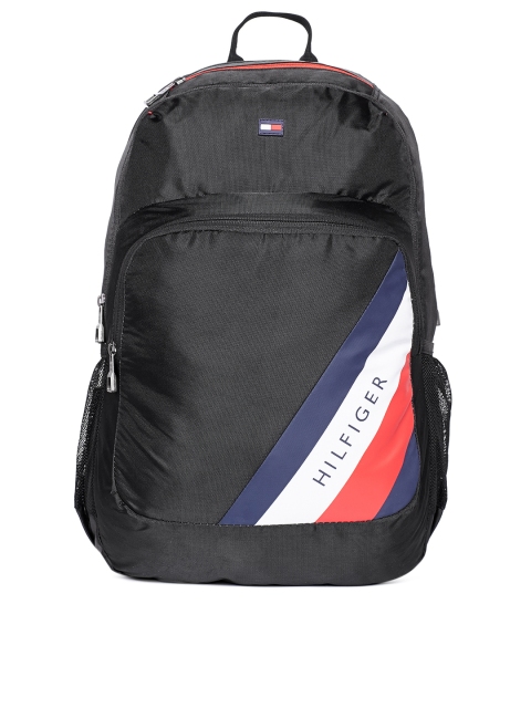 

Tommy Hilfiger Unisex Black Brand Logo Laptop Backpack