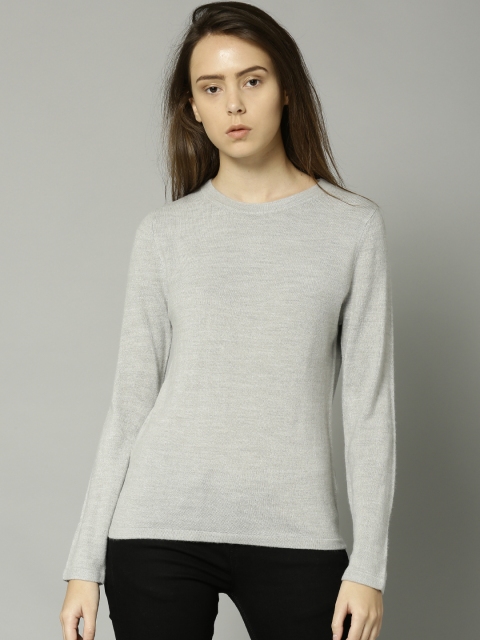 

Marks & Spencer Women Grey Solid Pullover