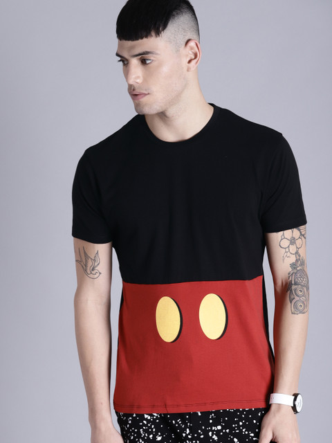 

Kook N Keech Garfield Men Black Printed Round Neck T-shirt