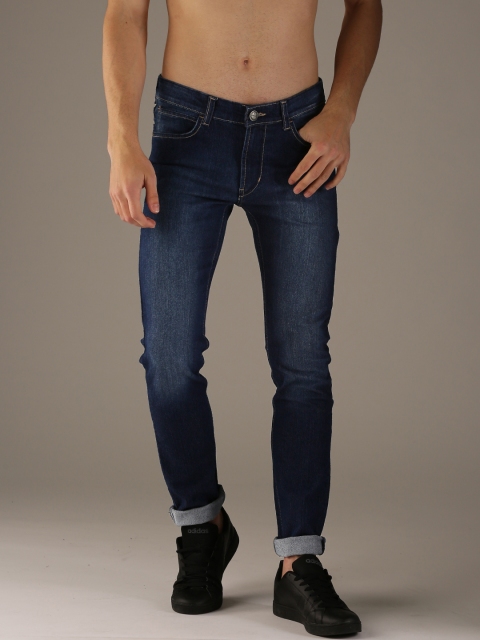 

Flying Machine Men Blue Jackson Skinny Fit Mid-Rise Clean Look Stretchable Jeans