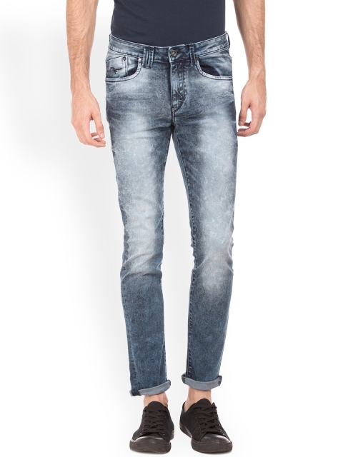 

Flying Machine Men Blue Jackson Skinny Fit Mid-Rise Clean Look Stretchable Jeans