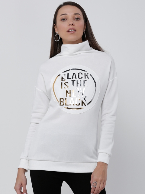

Splash Women White Printed Sweatshirt