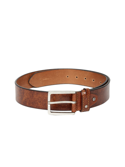 

Flying Machine Men Brown Leather Belt