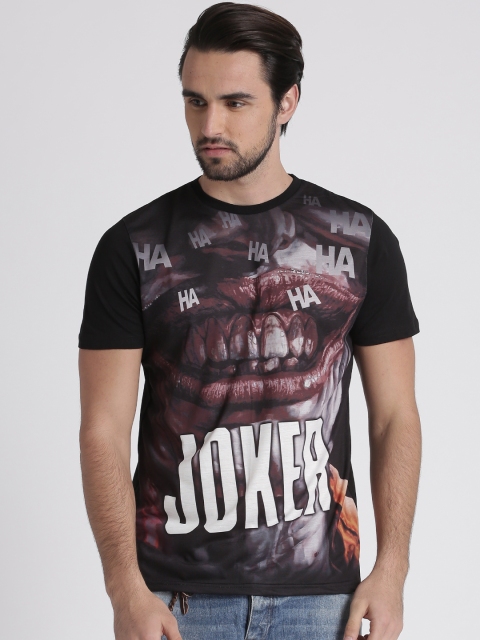 

Splash Men Black Printed T-shirt