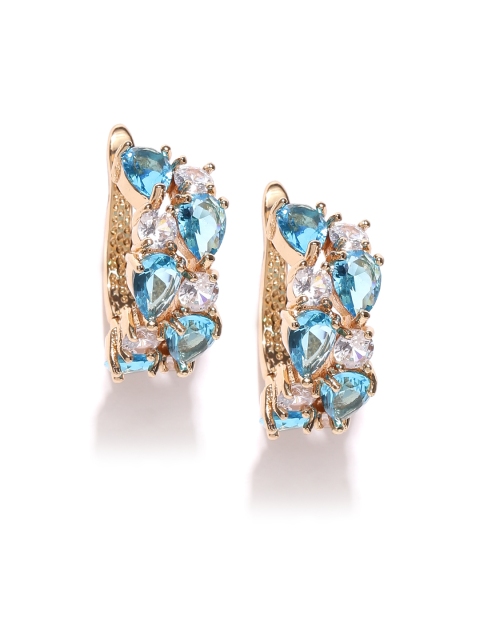 

Jewels Galaxy Blue Gold-Plated Handcrafted Ear Cuff