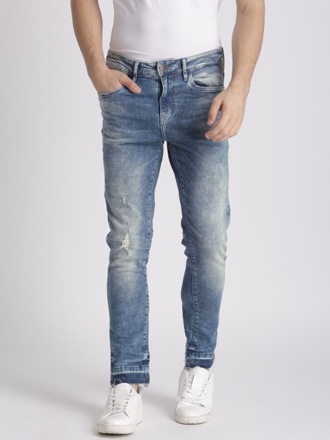 

Splash Men Blue Mid-Rise Low Distress Stretchable Jeans