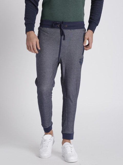 

Splash Men Blue Regular Fit Solid Joggers