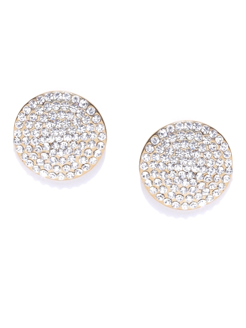 

Alamod Gold-Plated CZ Stone-Studded Circular Studs