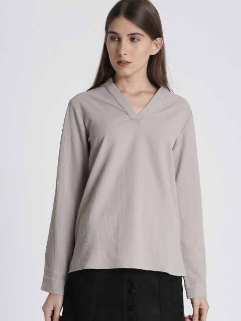 

Chemistry Women Grey Solid Top