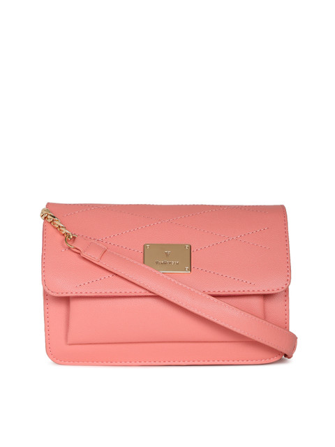 

Van Heusen Pink Solid Sling Bag