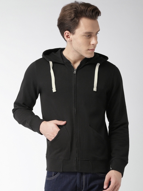 

Celio Men Black Solid Hooded Sweatshirt