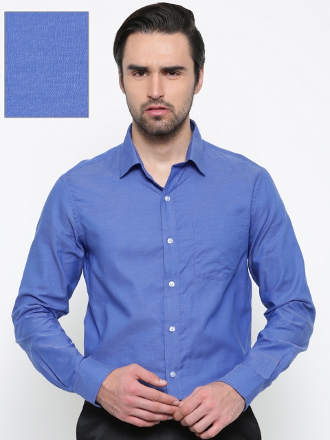 

Arrow Men Blue Slim Fit Solid Formal Shirt