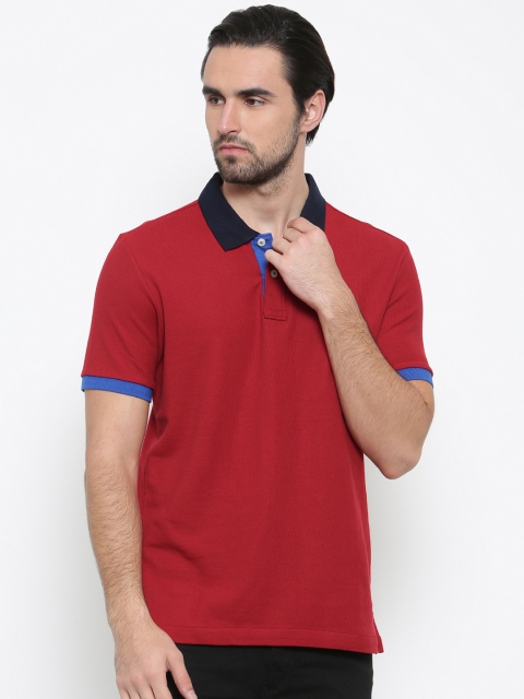 

Arrow Sport Men Red Polo Pure Cotton T-shirt, Blue