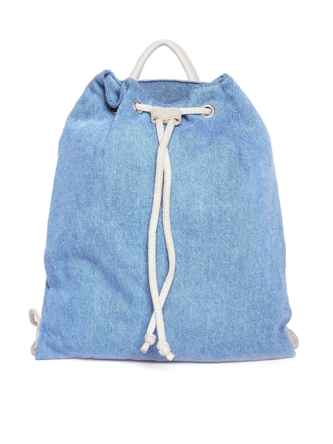

FOREVER 21 Women Blue Denim Backpack