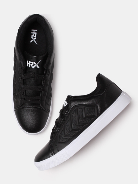 

HRX by Hrithik Roshan Men Black Solid Pro Sneakers
