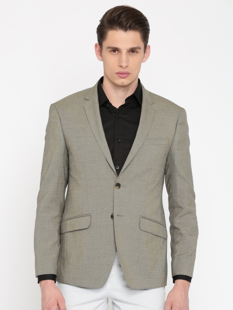 

Peter England Brown Patterned Neo Slim Fit Single-Breasted Formal Blazer
