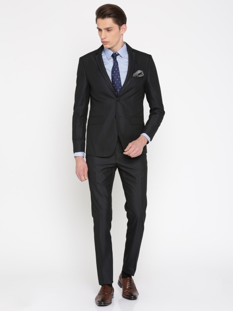 

Peter England Men Navy Blue Slim Fit Single-Breasted Formal Suit