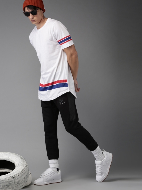 

Moda Rapido Men White Solid Round Neck T-shirt
