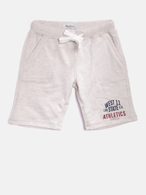 

Pepe Jeans Boys Beige Solid Shorts