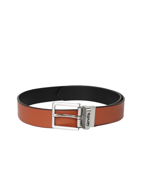 

Levis Men Brown & Black Reversible Leather Belt