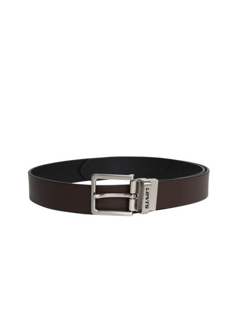 

Levis Men Brown & Black Reversible Leather Belt