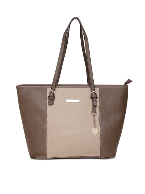 

Lino Perros Brown & Beige Colourblocked Shoulder Bag