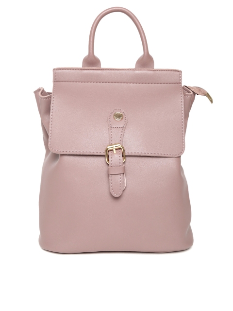

Lino Perros Women Mauve Solid Backpack
