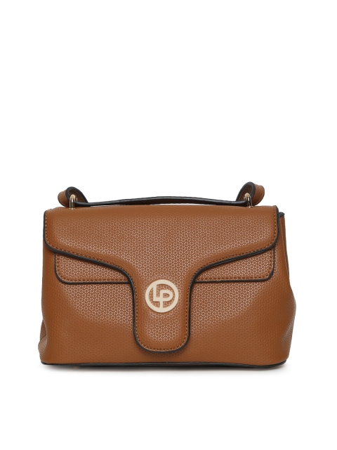 

Lino Perros Brown Textured Sling Bag