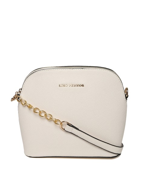 

Lino Perros Off-White Solid Sling Bag