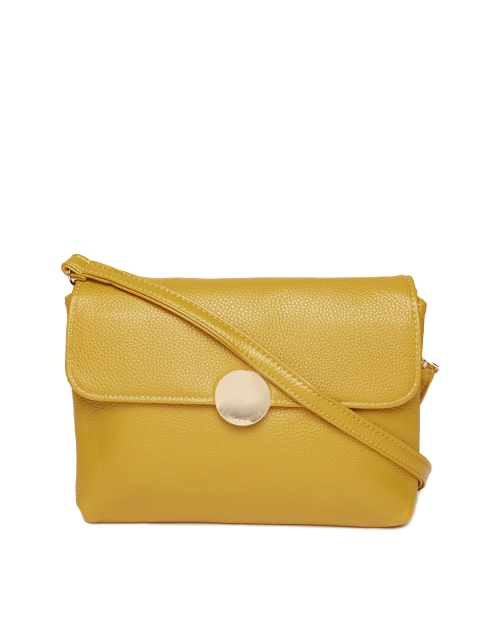 

Lino Perros Mustard Yellow Sling Bag