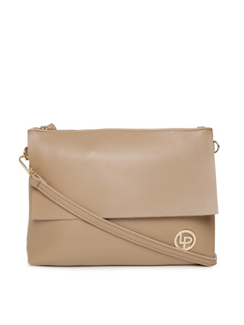 

Lino Perros Beige Solid Sling Bag