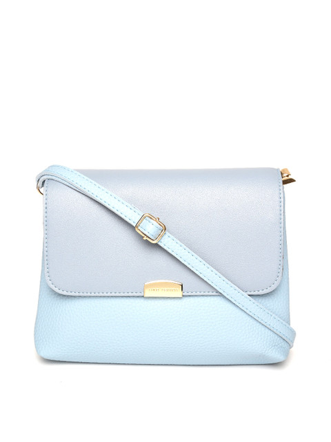 

Lino Perros Blue Solid Sling Bag