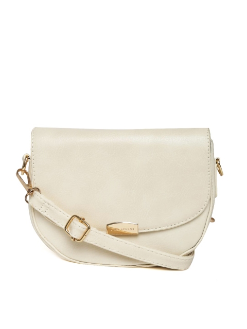 

Lino Perros Off-White Solid Sling Bag