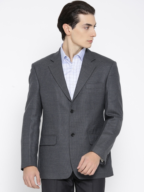

Blackberrys Grey Regular Fit Single-Breasted Formal Blazer