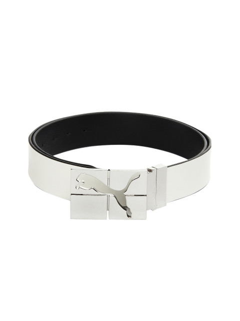 

Puma Unisex Black & White Reversible Carve Belt