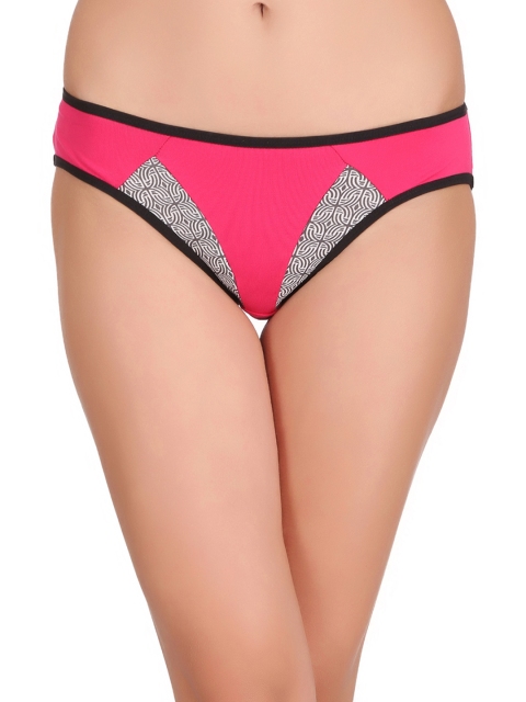 

Clovia Women Pink Printed Bikini Briefs PN2038P14XXL