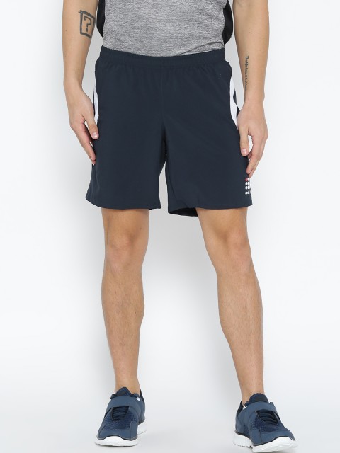 

rock.it Men Navy Solid Sports Shorts, Navy blue