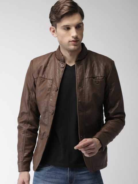 

Fort Collins Men Coffee Brown Solid Tailored Jacket