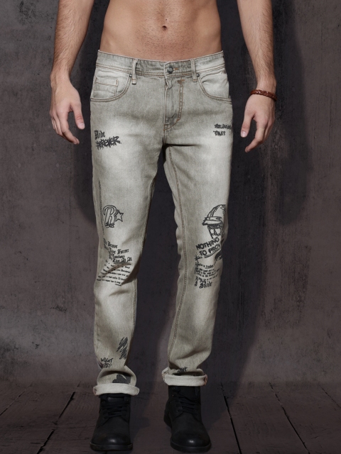

Roadster Men Grey Skinny Fit Mid-Rise Clean Look Stretchable Jeans