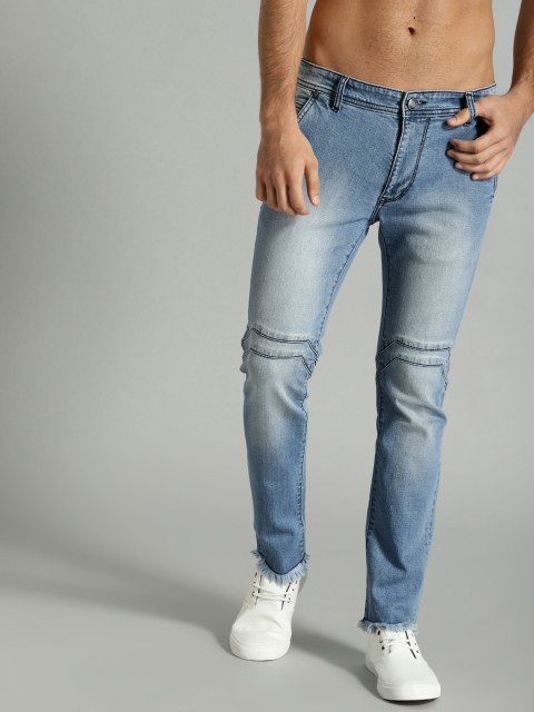 

Roadster Time Travlr Men Blue Skinny Fit Mid-Rise Clean Look Stretchable Jeans