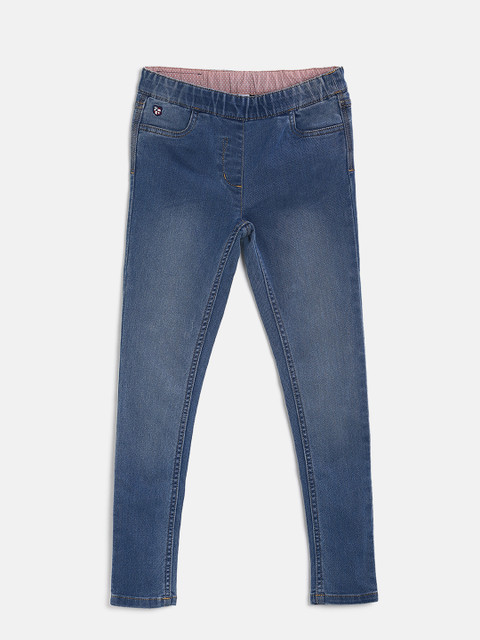 

U.S. Polo Assn. Kids Girls Blue Skinny Fit Jeggings
