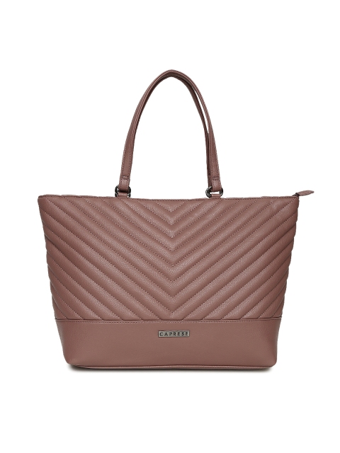 

Caprese Mauve Solid Tote Bag
