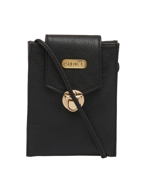 

ESBEDA Black Solid Sling Bag
