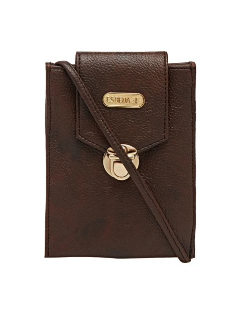 

ESBEDA Brown Solid Sling Bag