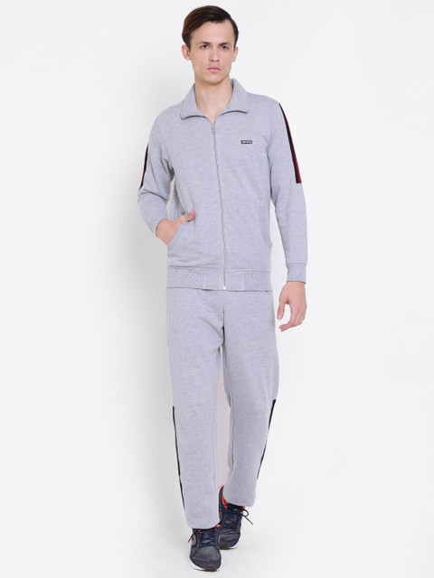 

Cloak & Decker by Monte Carlo Grey Melange Tracksuit