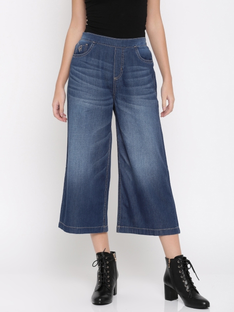 

Flying Machine Women Blue Culottes